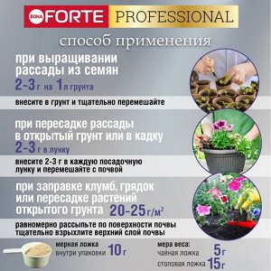 Удобрение для петуний и бегоний, пролонгир, с биодоступн кремнием, ведро, гранулы, 1 л, Bona Forte