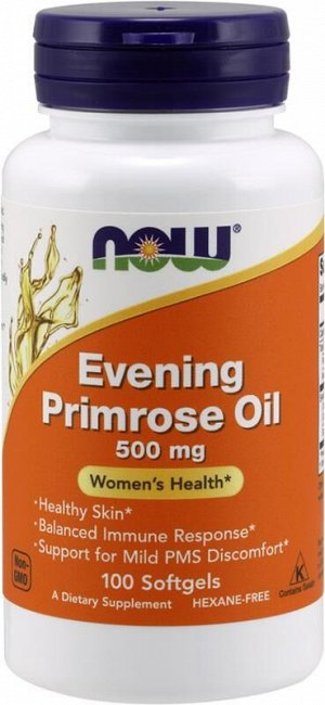 Масло примулы вечерней 500 мг,  EVENING PRIMROSE 500mg