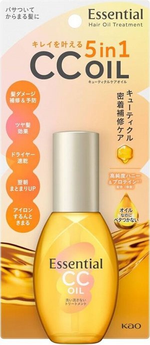 Защитное CC масло для волос Kao Essential CC Oil