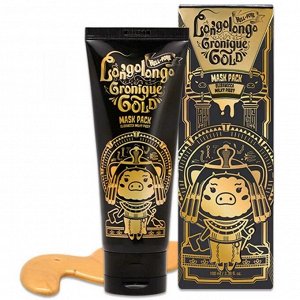 МАСКА-ПЛЕНКА ЗОЛОТАЯ Hell-pore longolongo gronique gold mask pack