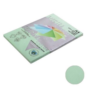 Бумага Spectra Colour A4 100л/пач 80 гр Light Green №190 (1/22) арт. 190 (1/22)