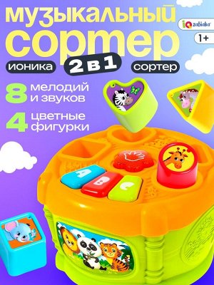 Развивающая игрушка «Музыкальный сортер», звук, цвет МИКС