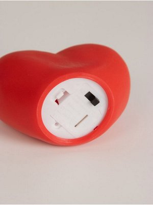 Фигурка светящаяся RISALUX «Сердце», LED-ночник, 2 Вт, красный, пластик, 4x7.5x5 см