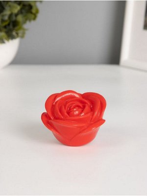 Фигурка светящаяся RISALUX «Роза», LED-ночник, 2 Вт, LR44, красный, 6.6x6.6x4см