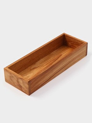 Лоток для столовых приборов и специй SL Home, 27x10x5 см, дуб