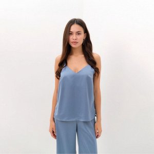 Комплект женский (майка, брюки) KAFTAN "Silk", голубой