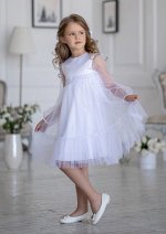 Фрона нарядное платье белый