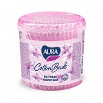 Ватные палочки Aura стакан 200 шт.