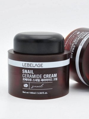 Lebelage Крем для лица с керамидами и муцином улитки / Snail Ceramide Cream, 100 мл