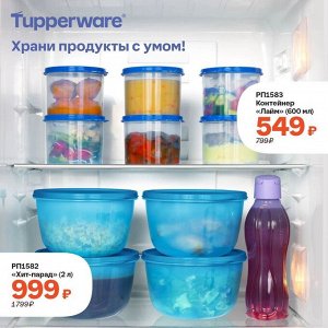 Лайм 600мл, голубой 1шт - Tupperware®.