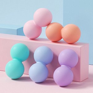 Двойной массажный мяч для спины и тела, МФР ролик для йоги и фитнеса