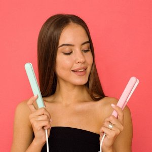 Выпрямитель Luazon LW-27, мини, 25 Вт, керамическое покрытие, 180°C, розовый