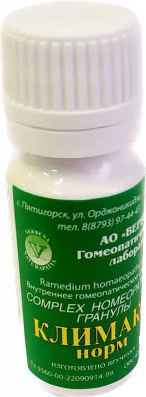 Климакс-норм Гомеопатический комплекс
