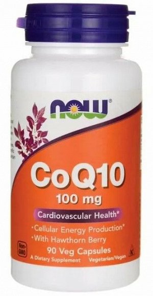 CoQ10 100mg 90 VCAPS Коэнзим Q10, 100 мг, 90 растительных капсул
