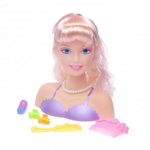 Кукла-манекен для создания причёсок "Маленькая принцесса" с аксессуарами
