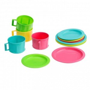 Набор посуды «Ириска 5», цвета МИКС