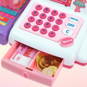 Касса-калькулятор «Поиграем в магазин-1» с аксессуарами