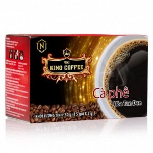 TNI King Coffe Кофе растворимый без сахара и сливок 30 г (15 шт) Вьетнам