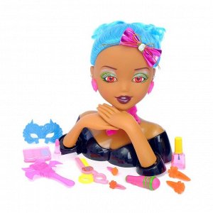 Кукла-манекен для создания причёсок "Красотка" с аксессуарами