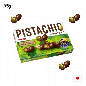 Meiji Pistachio 35g - Фисташка в молочном шоколаде. Япония