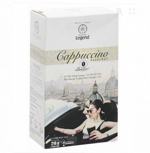 Вьетнамский Кофе растворимый Cappuccino Hazelnut Deluxe 3 в 1  216 гр (12 стиков по 18 гр)