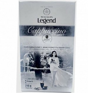 Вьетнамский растворимый кофе Cappuccino Coconut 216 гр (12 шт по 18 гр)