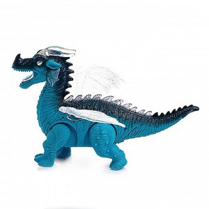 Динозавр «Дракон», работает от батареек, световые и звуковые эффекты, МИКС