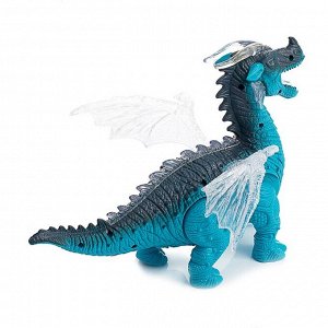 Динозавр «Дракон», работает от батареек, световые и звуковые эффекты, МИКС