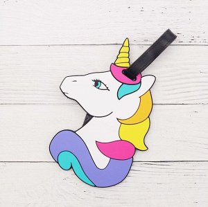 Бирка для багажа "Color unicorn"