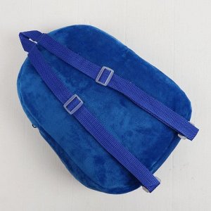 Мягкий рюкзак «Единорог и сладости», с карманом, цвет синий