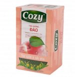 Чай COZY черный со вкусом Персика 40 гр ( 20 шт по 2 г) Вьетнам