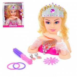 Кукла-манекен для создания причёсок "Принцесса" с аксессуарами