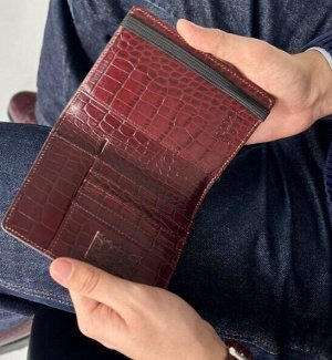 Кожаная обложка на паспорт
