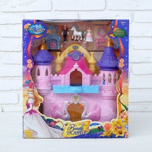 Замок для кукол «Лебедь» с аксессуарами, световые и звуковые эффекты