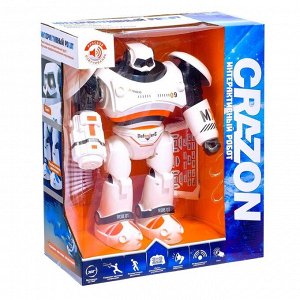 Робот интерактивный радиоуправляемый CRAZON с аккумулятором, цвет синий