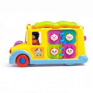 Развивающая игрушка «Автобус», световой и звуковой эффект