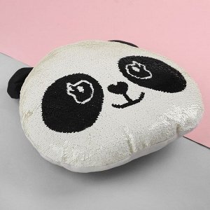 Игрушка-подушка «Панда», пайетки