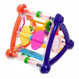 Развивающая игрушка «Забавный куб», цвета МИКС