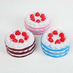 Мялка-сквиши «Торт», цвета МИКС