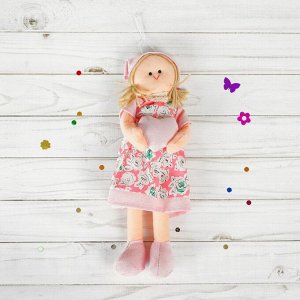 Подвеска «Инна», кукла с сердцем в ручках, в платочке, цвета МИКС