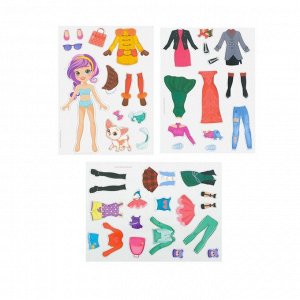 Магнитная кукла с одеждой «Лиза и Чаппи»
