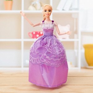 Кукла модель «Лера» в платье, цвета МИКС