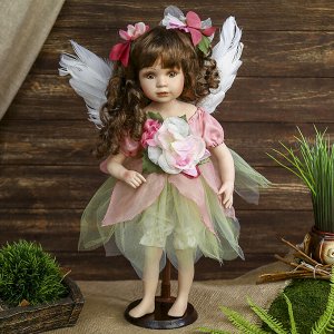 Кукла коллекционная керамика "Малышка - лесная фея" 45 см