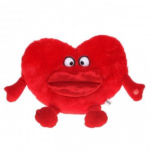 Мягкая игрушка интерактивная «Сердце красное», вертятся глазки