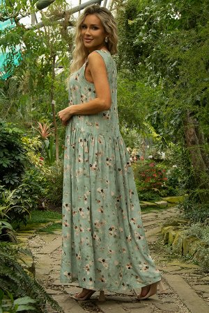 Сарафан Нерея (олива) П13548-1М
