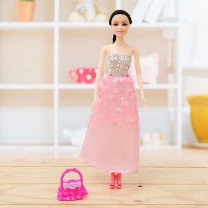 Кукла модель «Лиза» в платье, с аксессуарами, МИКС