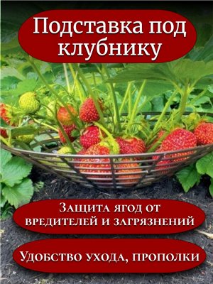 Подставка под клубнику (НАБОР 5 шт.) 255 мм, черный