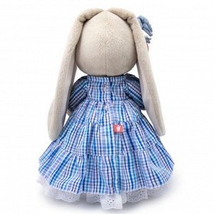 Мягкая игрушка «Зайка Ми» в платье в стиле Кантри, 32 см