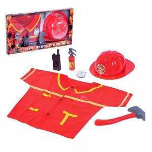 Набор пожарного «Бригада спасателей», 6 предметов