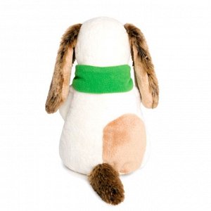 Мягкая игрушка "Бартоломей" в шарфе и с оленем, 27 см